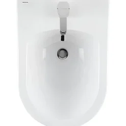 Sanindusa Bidet suspendu céramique traditionnelle Sanibold 50 fixation cachée blanc