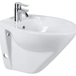 Bidet|Sanindusa Bidet suspendu céramique traditionnelle Cetus blanc