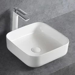 Bernstein Bidet suspendu de qualité supérieure CH2019V - Avec siphon, Sans bonde Pop Up, Sans robinet