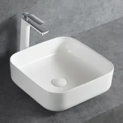 Bidet|Bernstein Bidet suspendu de qualité supérieure CH2019V - Avec siphon, Sans bonde Pop Up, Avec robinet 1238C