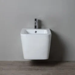 Bidet|Kiamami Valentina Bidet Suspendu En Céramique Blanche - Rock
