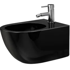 Bidet|Rea Bidet suspendu Carlo Mini black shiny