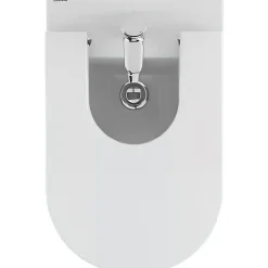 Bidet|Sanindusa Bidet UrbY céramique traditionnelle pose au sol avec trous abattant (abattant non compris) blanc