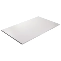 KOLM Blat laminowany szary 160 x 80 cm do biurka, stołu, stolika