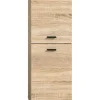 Xonox Boston - Meuble bas (L/H/P : 30x80x29 cm) en mélaminé chêne