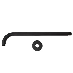 Pommeau De Douche, Flexible Et Barre De Douche|Kiamami Valentina Bras De Douche En Laiton Noir Mat Rond