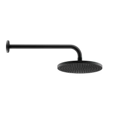 Duravit Bras de tête de douche en laiton, Barre de douche fixation murale 41cm (sans tête de douche) - Noir mat