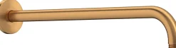 Duravit Bras de tête de douche en laiton, Barre de douche fixation murale 41cm (sans tête de douche) - Bronze brossé