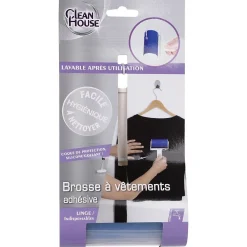 Etendoir À Linge|5Five Brosse à vêtements lavable gris - Bleu-