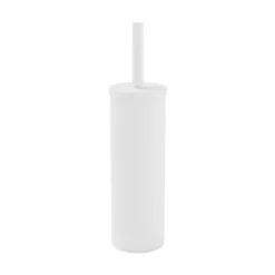 Accessoire Wc| Brosse WC et support Gomma en polypropylène coloris blanc Ø9,3 x H.36 cm