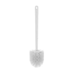 Brosse WC Glomma manche et brosse en polypropylène blanc Ø8 x H.32,5 cm