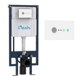 Wc Japonais|Nashi BÂTI-SUPPORT automatique pour WC lavant, structure intelligente avec chasse intégrée