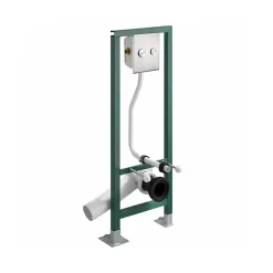 Wc Suspendu|Presto Bâti-support autoportant pour cuvette sans bride 1000 XL E DVA avec plaque