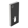 Vente-unique Bâti-support décoratif pour WC suspendu - Noir - SPINOSA
