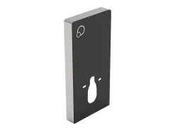 Vente-unique Bâti-support décoratif pour WC suspendu - Noir - SPINOSA