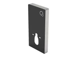 Vente-unique Bâti-support décoratif pour WC suspendu - Noir - SPINOSA