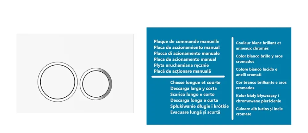 Nashi BÀTI-SUPPORT universel pour WC lavant automatique