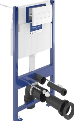 Wc Suspendu|Villeroy & Boch Bâti-support sol et mur pour WC suspendu, Villeroy et Boch