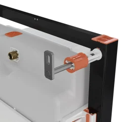 Wc Suspendu|GoodHome Bâti-support sol et mur pour WC suspendu autoportant, certifié NF, Silgo