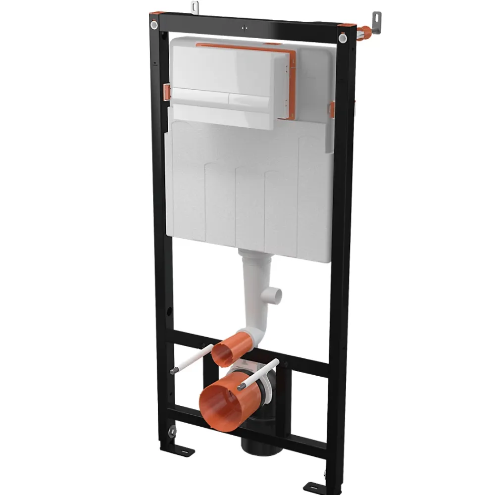 GoodHome Bâti-support universel pour WC suspendu Olan