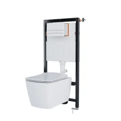 GoodHome Bâti-support universel pour WC suspendu Olan