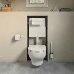 GoodHome Bâti-support universel pour WC suspendu Olan