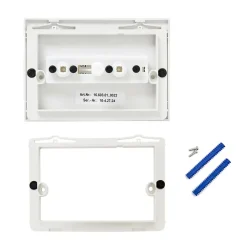 Roca Bâti-support WC suspendu, installation sur cloison légère, hauteur 112 cm, chasse 2/4-6 L + plaque blanche (ROW01-FR)