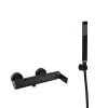 Swiss Aqua Technologies by Paffoni B-Way Set mitigeur de douche mécanique + Douchette 1 jet, Flexible 1,5m Noir mat (ATBSBW268-SET2