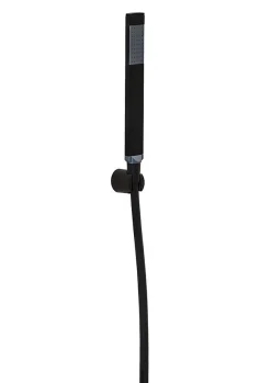 Swiss Aqua Technologies by Paffoni B-Way Set mitigeur de douche mécanique + Douchette 1 jet, Flexible 1,5m Noir mat (ATBSBW268-SET2