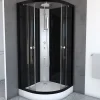 Cabine De Douche|Aurlane Cabine de douche 1/4 de cercle 85x85x225cm - NEBULA