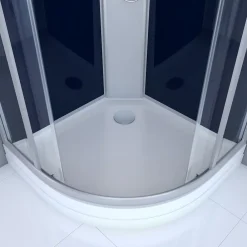 Aurlane Cabine de douche 1/4 de cercle - 85x85x225cm - NIGHTY