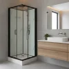 Sanitaire Cabine de douche carrée 90x90 QUADRA Marble