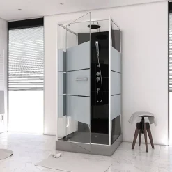 Cabine De Douche|Aurlane Cabine de douche carrée 80x80x220cm - SCRATCHY 80