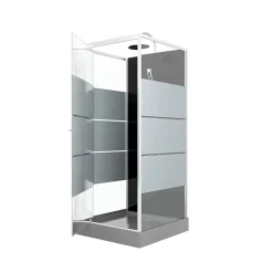 Cabine De Douche|Aurlane Cabine de douche carrée 80x80x220cm - SCRATCHY 80