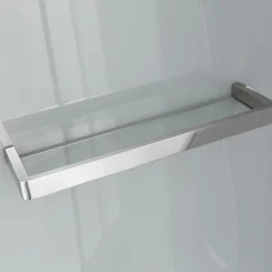 GoodHome Cabine de douche hydromassante quart de cercle 90 x 90 cm, profilés chromés, Beloya