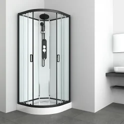 Cabine De Douche|Azura Home Design Cabine de douche KINEDA I 90 x 90 x 225 cm montage rapide