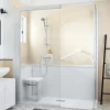 Kinedo Cabine de douche Kinemagic Sérénité 160x80 angle basse solo transparent thermostatique
