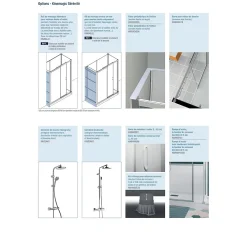Kinedo Cabine de douche Kinemagic Sérénité 160x80 angle basse solo transparent thermostatique