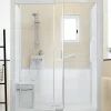 Kinedo Cabine de douche Kinemagic Sérénité Plus 160x80 niche basse porte coulissante transparent thermostatique
