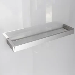 GoodHome Cabine de douche l.90 x L.90 x H.220 cm – hydromassante, fond gris profilés chromés, traitement anticalcaire, Beloya