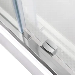 GoodHome Cabine de douche l.90 x L.110 x H.220 cm – hydromassante, fond gris profilés chromés, Beloya