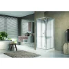 Novellini Cabine de douche Média 2.0 - Carrée accès d'angle - Portes coulissantes