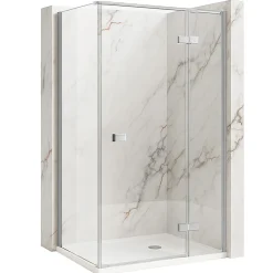 Rea Cabine De Douche Atlas Chrome 90X90 Left