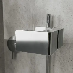 Rea Cabine De Douche Atlas Chrome 90X90 Left