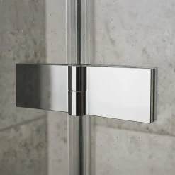 Rea Cabine De Douche Atlas Chrome 90X90 Left