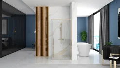 Paroi De Douche|Rea Cabine De Douche Fargo 90X120 Gold