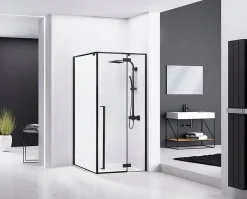 Rea Cabine de douche Fargo Black 90x120 Black