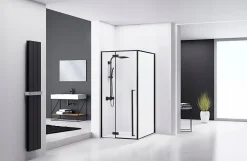 Rea Cabine de douche Fargo Black 90x120 Black