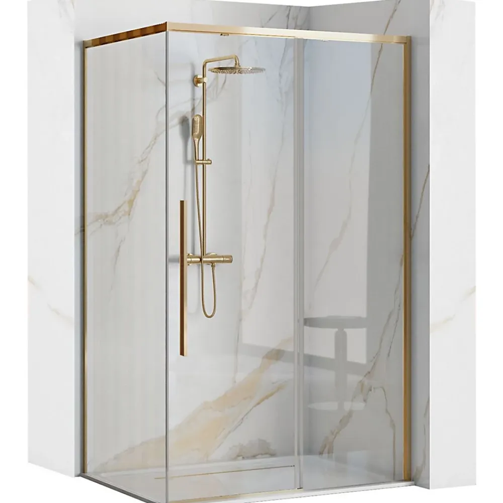 Rea Cabine De Douche Solar 90X120 Gold