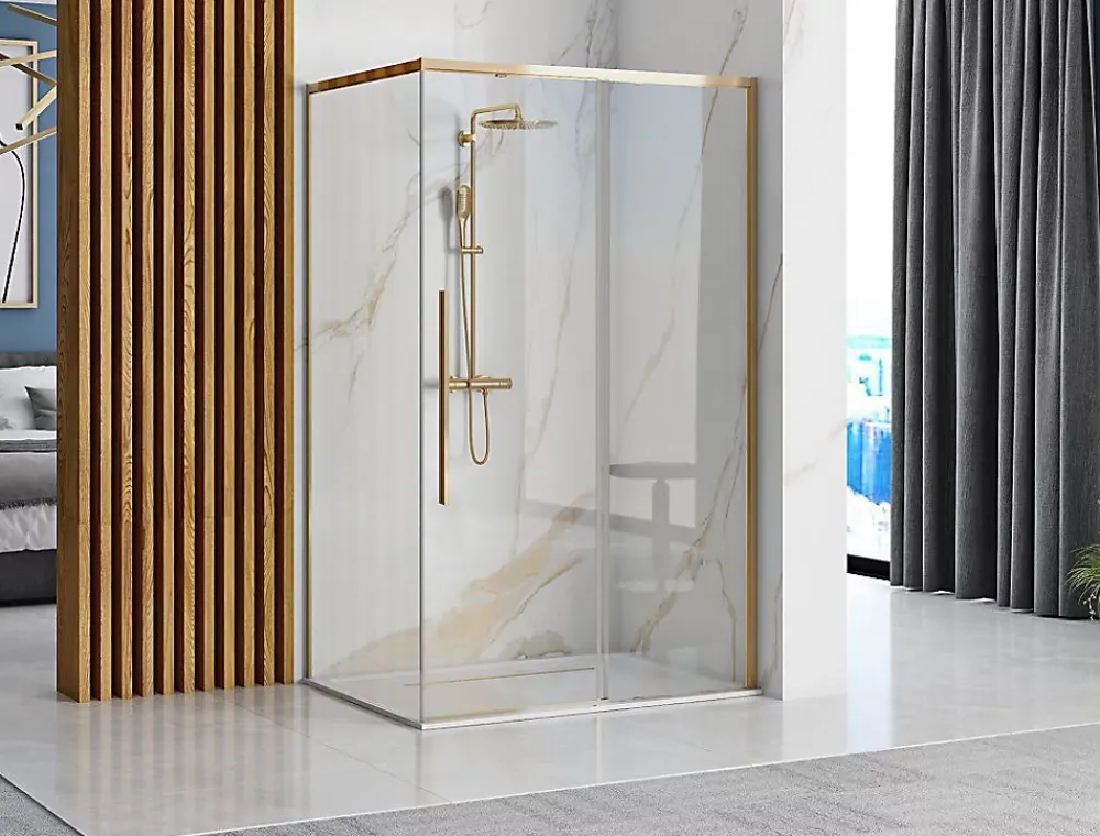 Rea Cabine De Douche Solar 90X120 Gold